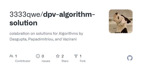 Algorithm Dasgupta Solution