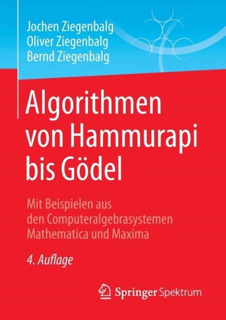 algorithmen von hammurapi bis ga del mit beispiel