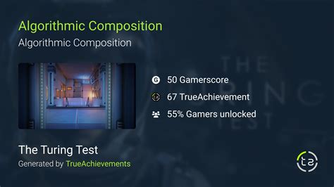 Algorithmic Composition The Turing Test Walkthrough