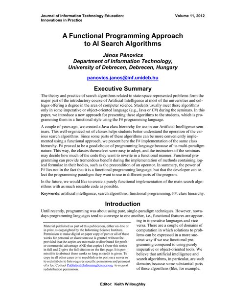 Algorithms A Functional Programming Approach