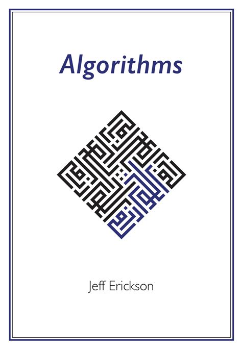 Algorithms By Jeff Erickson