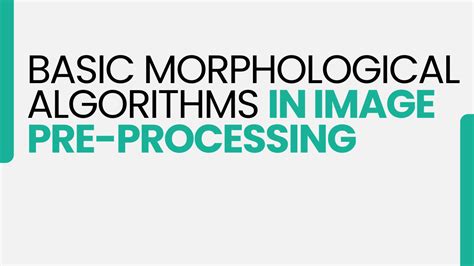 Algorithms For Image Processing And Computer Vision