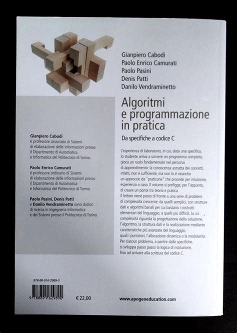 algoritmi e programmazione in pratica da specific