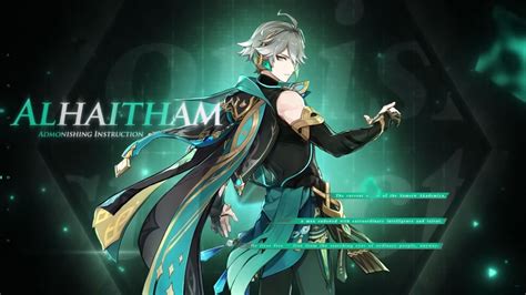 alhaitham | Genshin Impact Hng dn build Alhaitham nhn