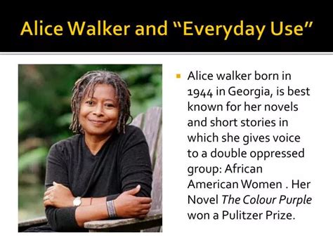 alice walker biography powerpoint examples