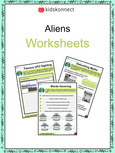 Aliens Worksheets Scientific Search Myths Historical Perspective Alien Encounters Biology Worksheet Answers - Alien Encounters Biology Worksheet Answers
