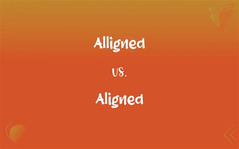 aligned meaning