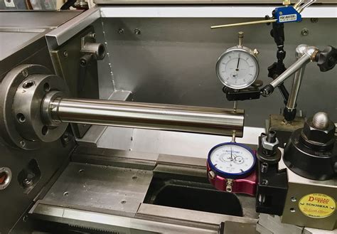 alignment test for lathe machine