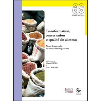 Aliments Transformation Conservation Qualite
