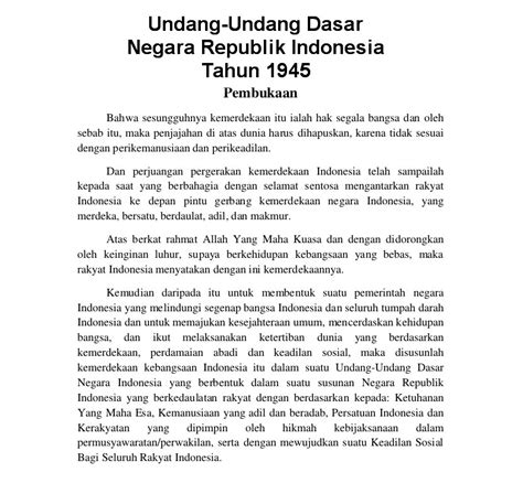 ALINEA PERTAMA PEMBUKAAN UUD 1945：Kunci Jawaban Tersedia! 50 Soal UAS PKN untuk Kelas 4, 5, dan 6 -