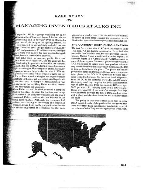 Alko Inc Case Solution