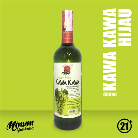 ALKOHOL KAWA KAWA - 3 LITER Anggur Merah Kawa-Kawa Kawa-Kawa