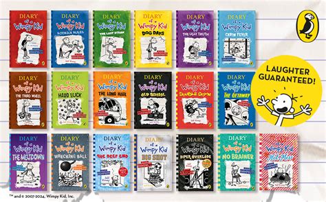all 17 diary of a wimpy kids