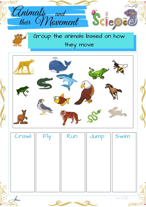 All About Animals First Grade Science Worksheets And Basic Animal Science Worksheet - Basic Animal Science Worksheet