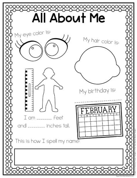 All About Me Preschool Worksheets Superstar Worksheets Preschool Birthday Worksheets For Kindergarten - Preschool Birthday Worksheets For Kindergarten