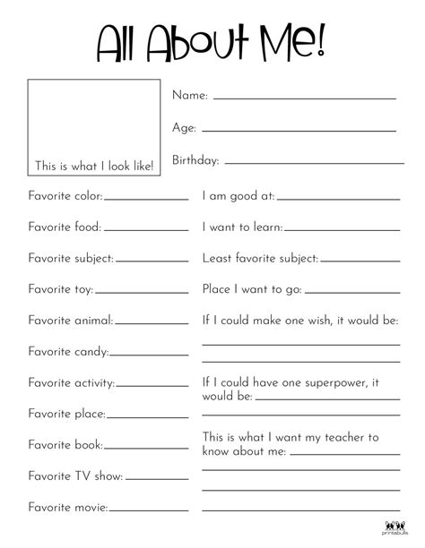 All About Me Worksheet Free Printables The Best All About Me 4th Grade Printable - All About Me 4th Grade Printable