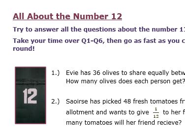 All About Numbers Ks2 Number Fractions Tes Fractions Of Numbers Ks2 - Fractions Of Numbers Ks2