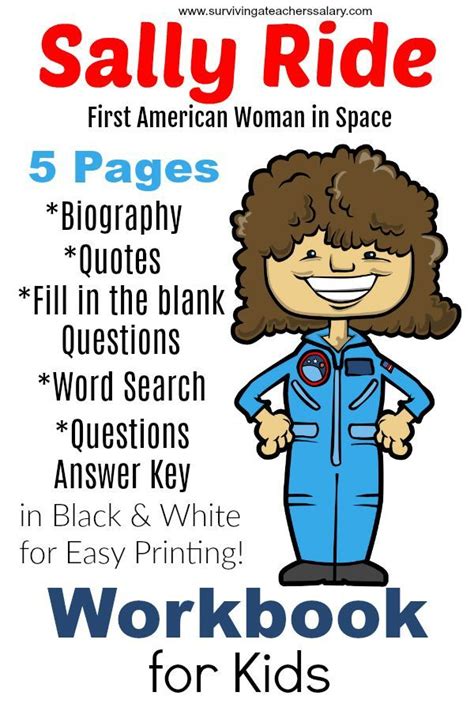 All About Sally Ride Worksheets Amp Activities For Sally Ride Coloring Page - Sally Ride Coloring Page