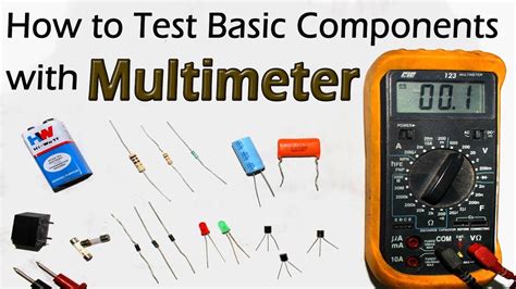 All Electronics Components Test Using Multimeter