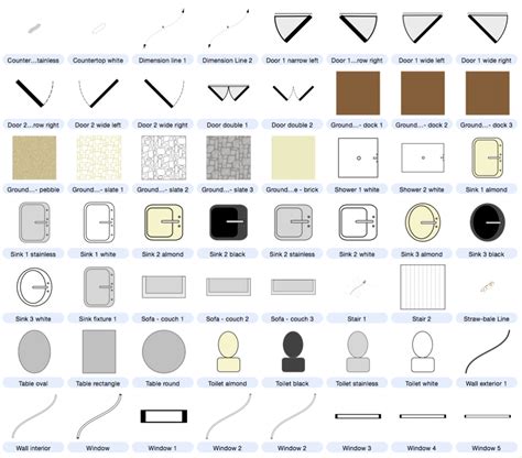 all floor plan symbols