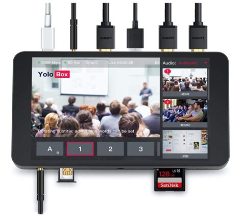 all in one live streaming device