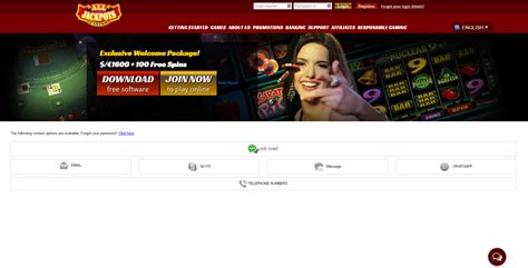 all jackpots casino support