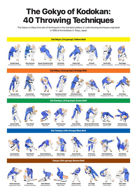 all judo techniques