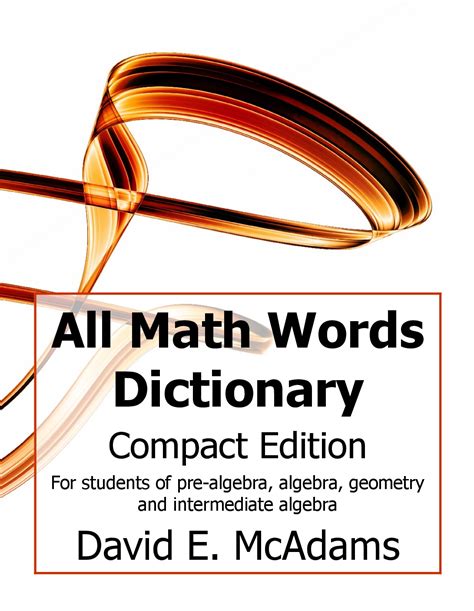 All Math Words Dictionary Compact Edition Google Books All Math Words - All Math Words