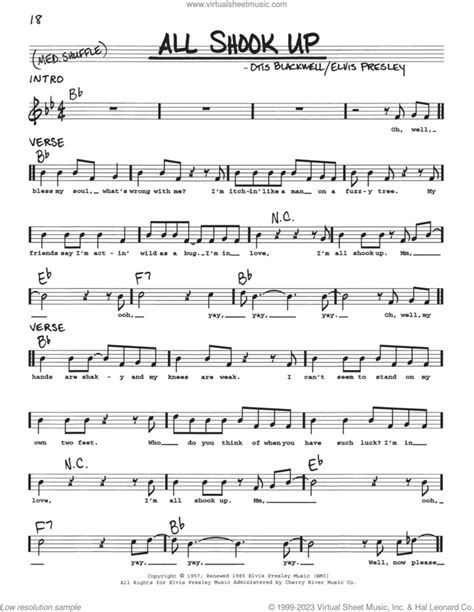 All Shook Up Script