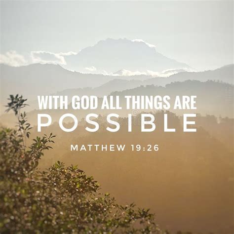 All Things Are Possible