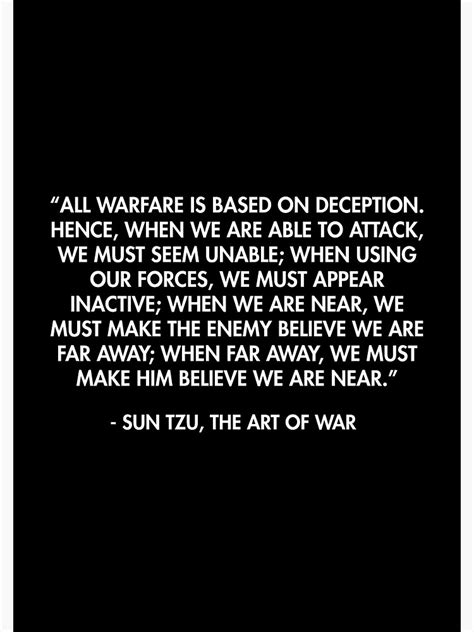 All Warfare Is Based On Deception Mw3