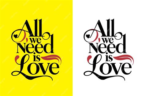 all we need is