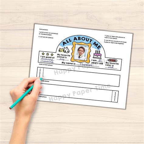 Download All About Me Paper Example 