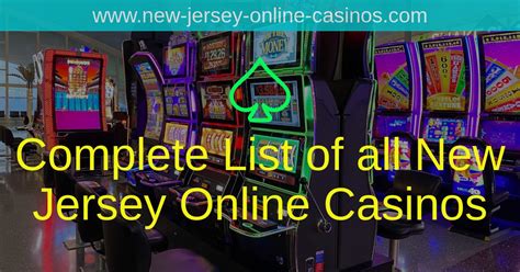 all nj online casinos