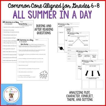 Full Download All Summer In A Day Study Guide 
