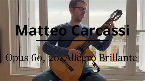 allegro matteo carcassi biography