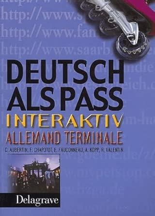 allemand terminale deutsch als pass fichier de pr