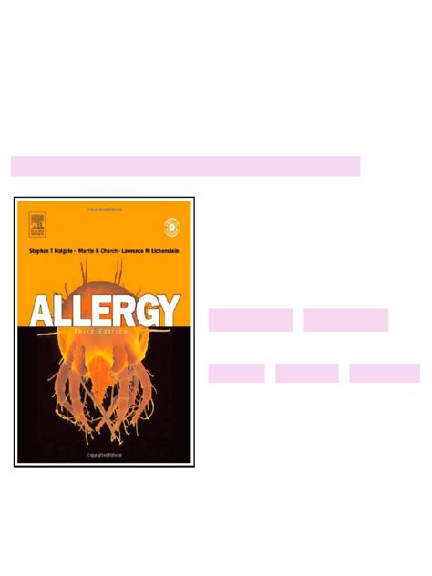 Allergy 3rd Ed