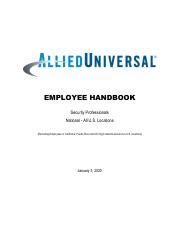 allied universal handbook