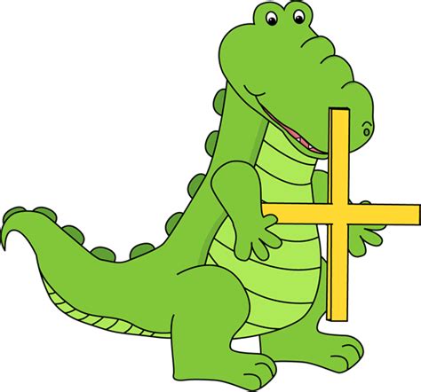 Alligator Holding An Addition Symbol Clip Art Alligator Alligator Math Symbol - Alligator Math Symbol