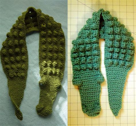 Alligator Scarf Crochet Pattern