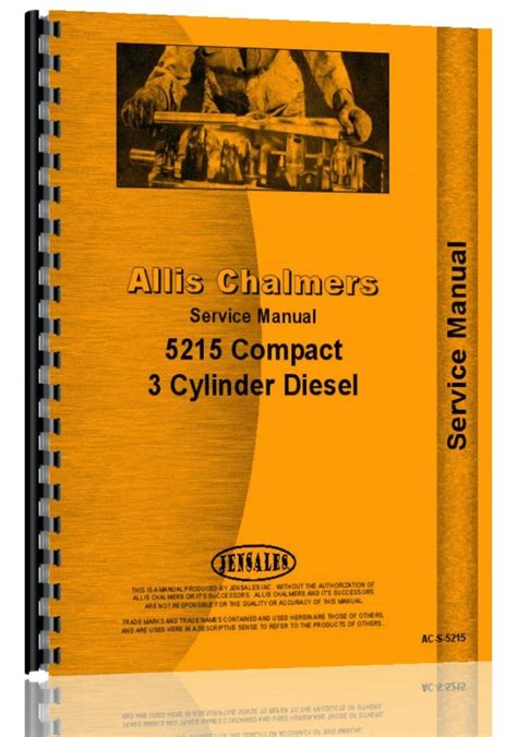 Read Allis Chalmers 5215 Compact Dsl 4Wd Service Manual 