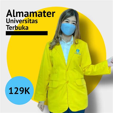 Almamater Universitas Terbuka  Jual Ready Stok Almamater Ut Jas Jaket Almamater - Almamater Universitas Terbuka