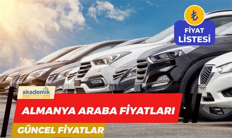 almanyada 0 araba fiyatları