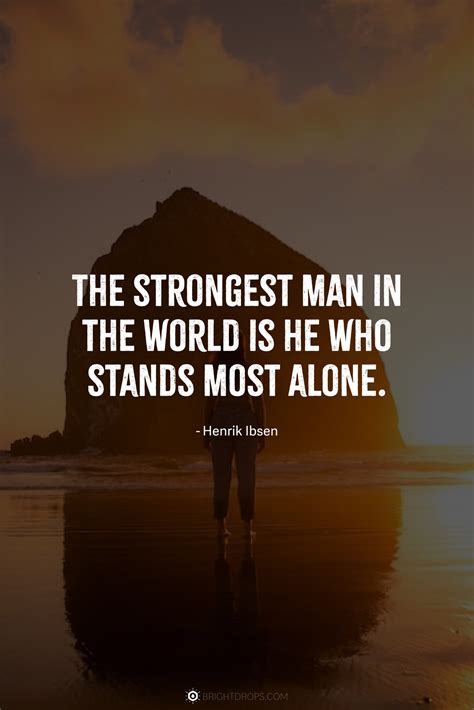 Alone And Strong Quotes