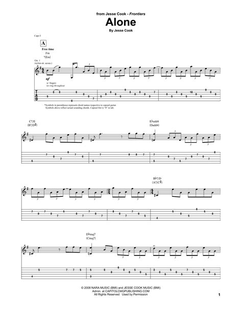 Alone Tab