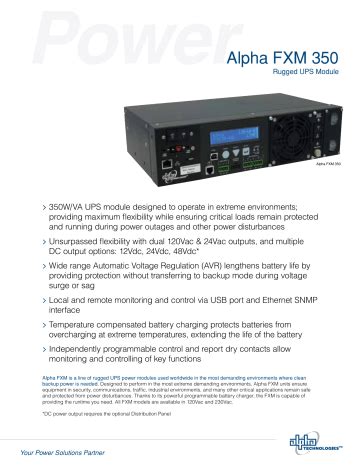 Alpha Fxm 350 Reboot