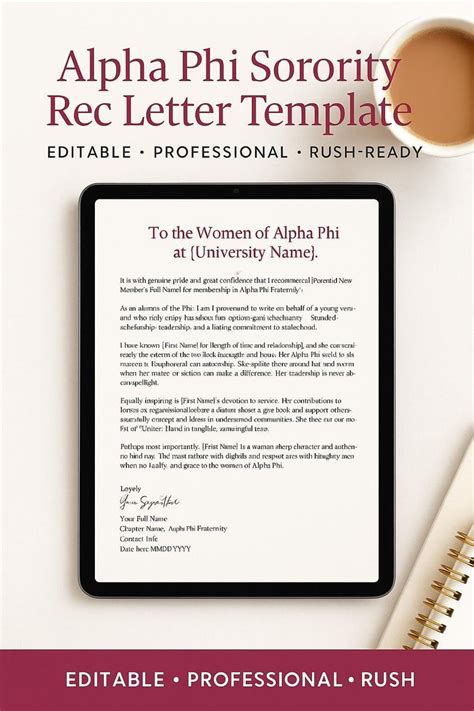 Full Download Alpha Phi Alpha Letter Example 