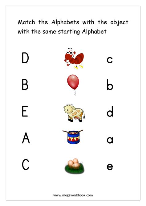 Alphabet A Related Pictures   Match The Letters With Pictures Free Printables Literacy - Alphabet A Related Pictures