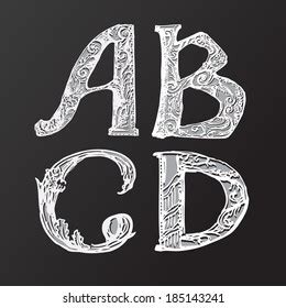 Alphabet Abcd Royalty Free Images Shutterstock Abcd Letters With Pictures - Abcd Letters With Pictures